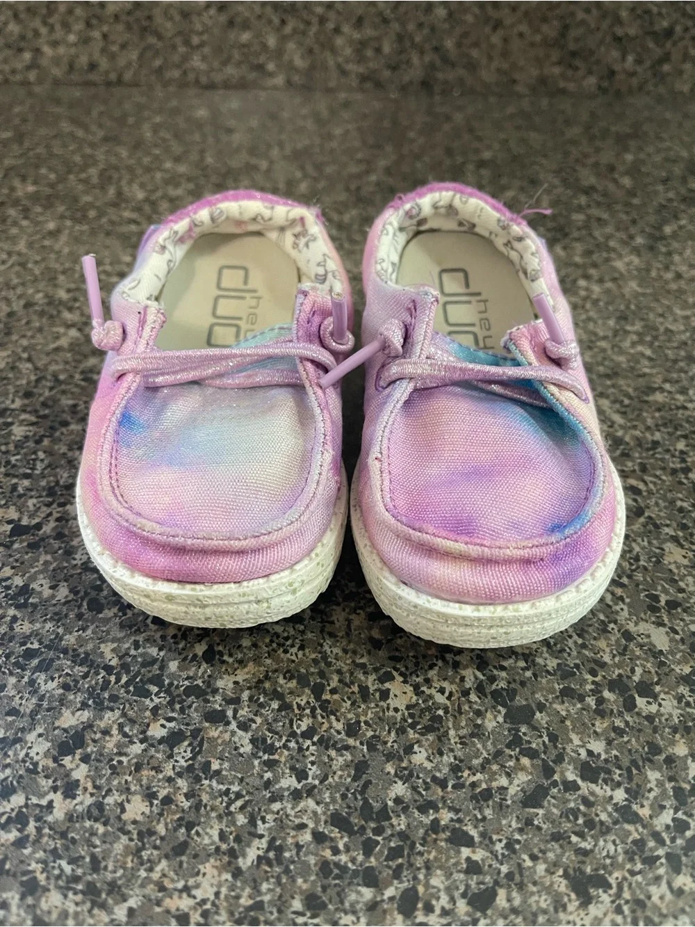 Hey Dude Shoes Toddler Girl K5  Wendy Dreamer Tie Dye Blue Pink Purple